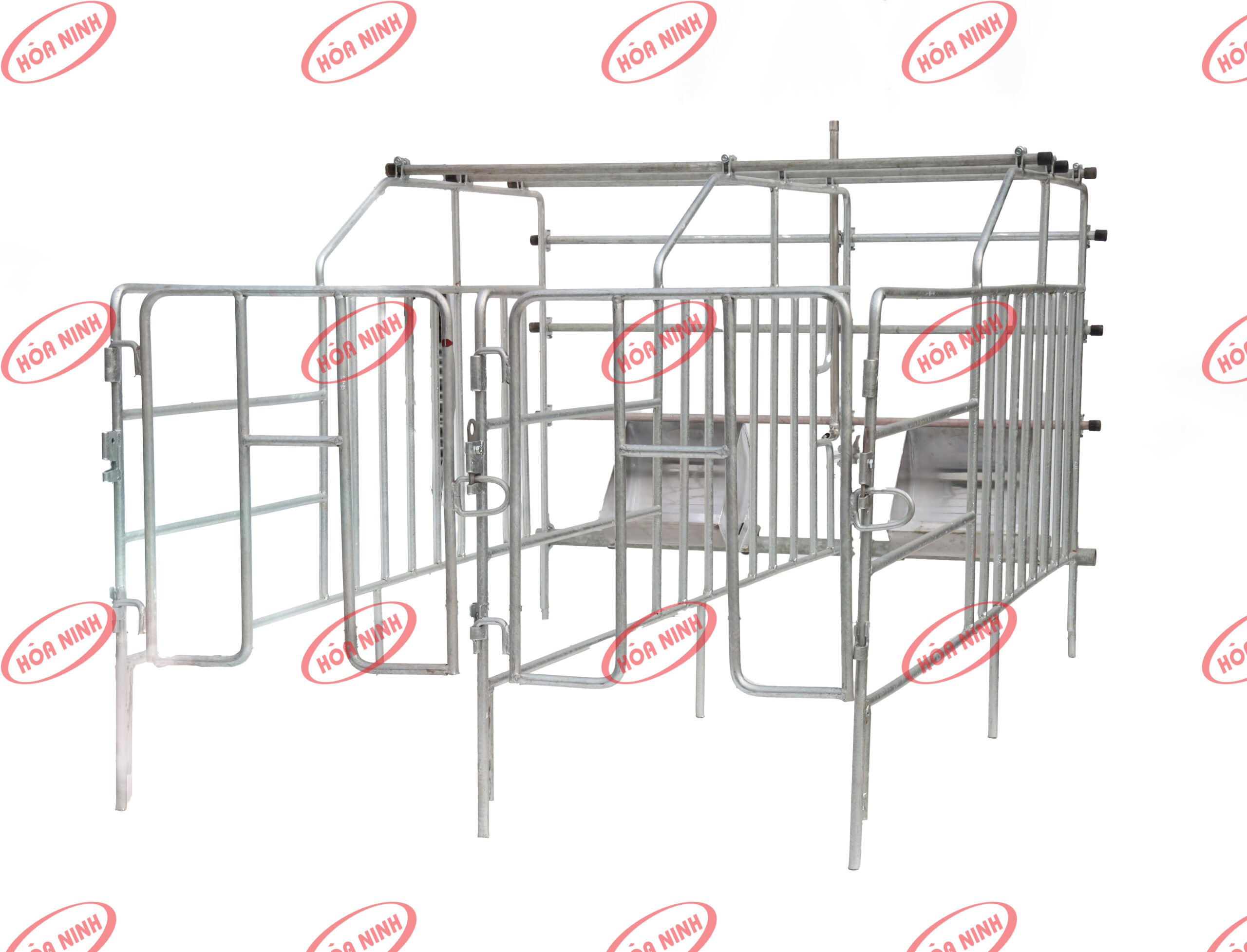 khung chuồng bầu sắt đặc mạ kẽm nhúng nóng
