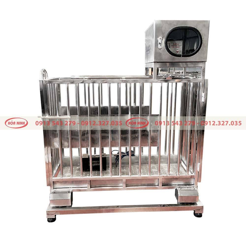 Công ty cơ điện Hòa Ninh cung cấp lồng cân heo điện tử chất lượng, độ bền cao