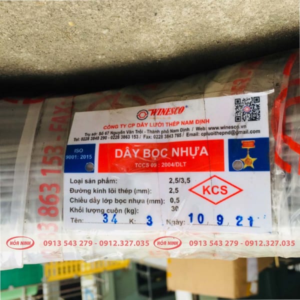 Dây bọc nhựa 3